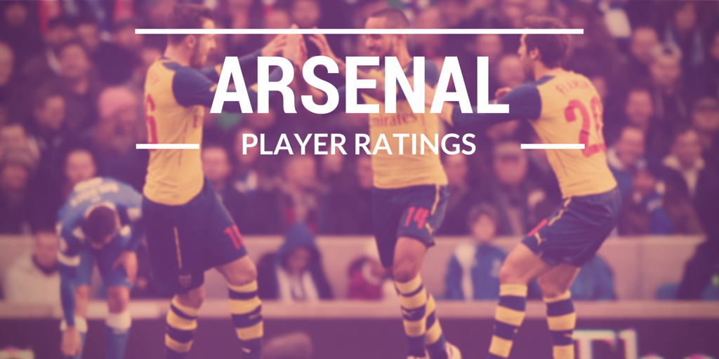arsenal player ratings away